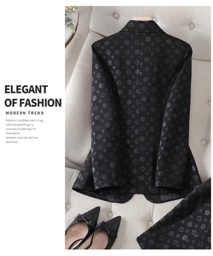 Fashion Temperament Professional Suits Women 2024 Spring Summer New Formal Long Sleeve Blazer And Pants&Shorts Sets Work Wear