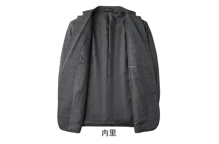 Fashionable Middle-Aged Large Size Suit XL-9XL Handsome Banquet High Quality Business Casual Loose Fit Jacket for plus Size Men