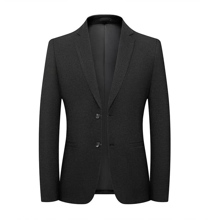 Blazer's New Men's Fashion Outdoor Travel Camping Youth Wedding Versatile, Hosting Campus Slimming Casual Korean Version Blazer