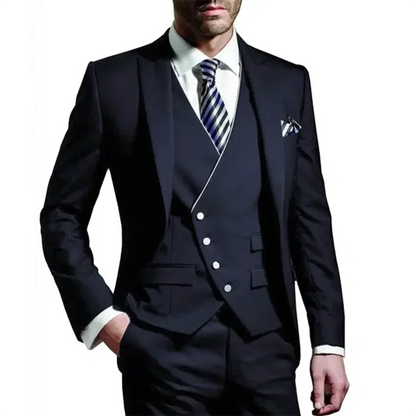 Italian Men Wedding Suits Groom Set Marriage Classic Vintage Tuxedos Prom Jacket Costume Homme Pour Mariage 3 Piece Suit For Men
