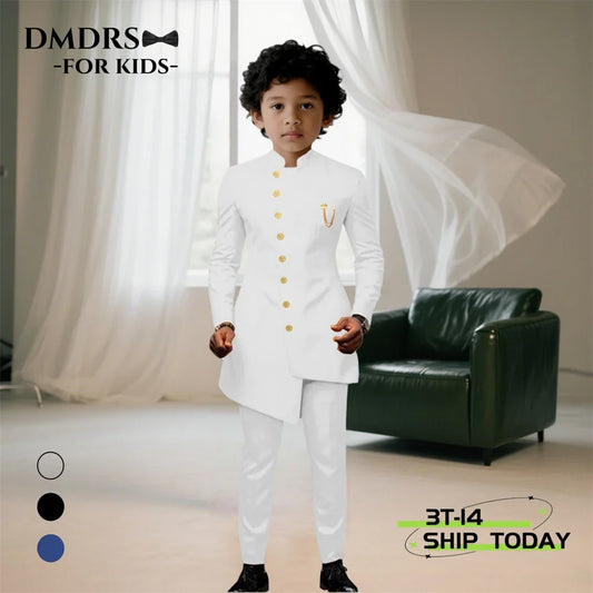 Boys Suit Set 2-Piece Formal Outfit for Kids | Single Breasted Blazer and Pants for Weddings, Graduation & Special Occasions