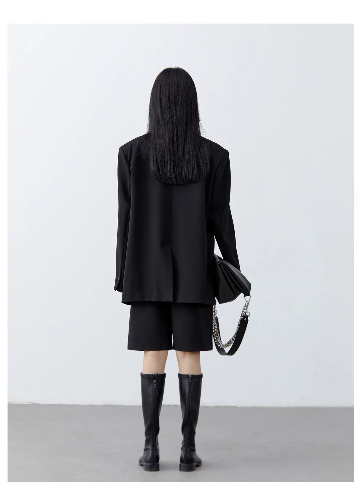 Fashion Women Woolen Blazers Solid Loose Casual Single-breasted Twill Suit Coat Office Ladies Jacket Spring Summer 2026
