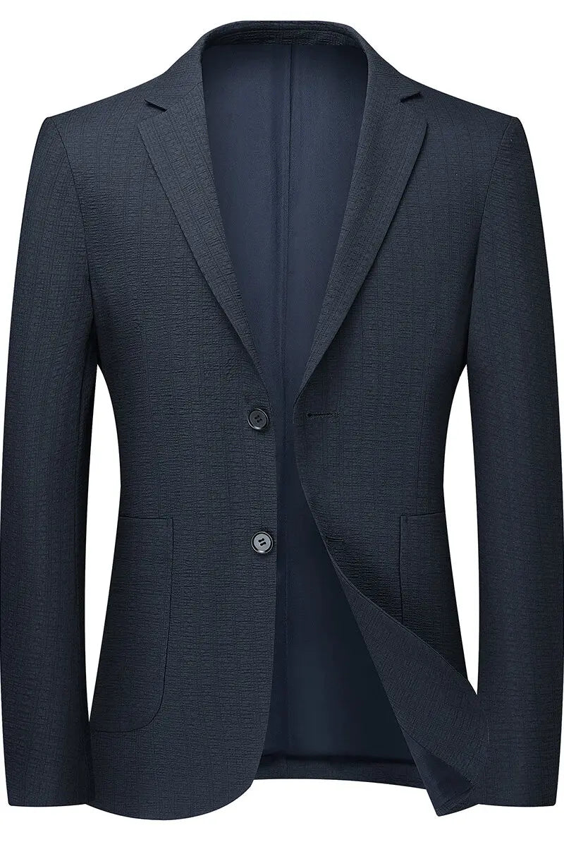 Blazer Men Fashion Gentleman Business Versatile Slimming British Style Solid Colors Hosting Performances Casual Weddings Blazer