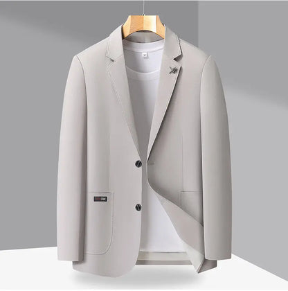 2026 Blazer Lightweight High-end Men's Fashionable Business Outdoor Travel Youthful Wedding Hosting Casual Korean Style Blazer