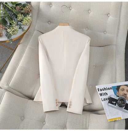 Spring Fashion Slim Fit Blazers Women's Coat Jacket New Autumn Outerwears Elegant Office Lady Casaco Plus Size Veste Femme