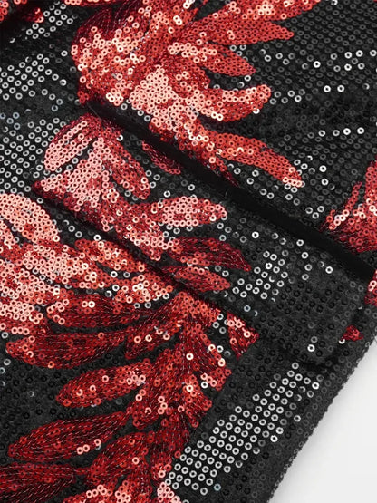 Fashion Gold Black Sequins Blazer For Men Shiny Glitter Sequined Suit Jacket Shawl Collar Wedding Party Banquet Stage Costume