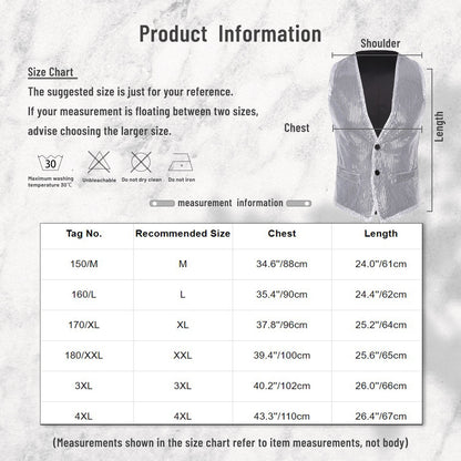 Fashion Women Sleeveless Vests Glittery Sequins Vest Music Festival Clubwear Waistcoat for Jazz Dancing Party Club Costumes