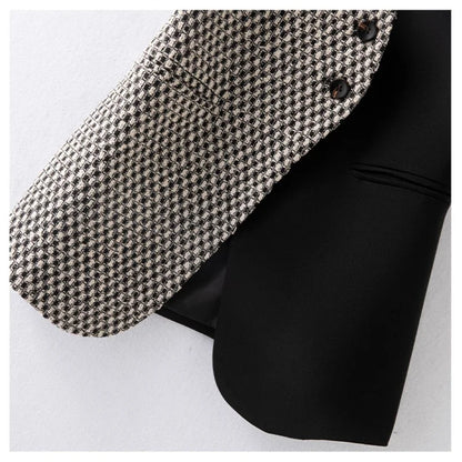 Color Block Vest Women's Jacket Female Tank Top 2026 New Spring Autumn Versatile Blazer Sleeveless Waistcoat Jacket Outerwear