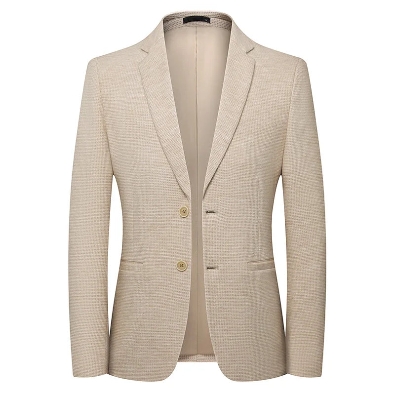 Blazer's New Men's Fashion Outdoor Travel Camping Youth Wedding Versatile, Hosting Campus Slimming Casual Korean Version Blazer