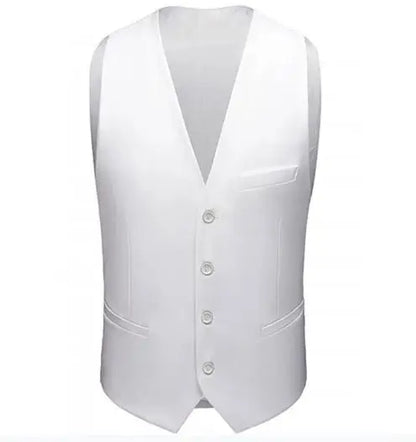 Men's Suit Vest Single Breasted Sleeveless Waistcoat for Weddings and Formal Events