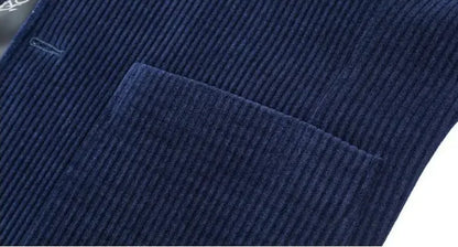 Men's High-Quality Corduroy Coat Autumn Winter Thick Velvet Casual Suit Jacket Handsome Ruffian Business Top Trend