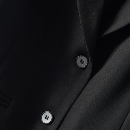 Black Sleeveless Suit Vest for Women, Short Single-Breasted Workplace Elegant, Slim and Versatile Vest Top, Spring & Fall Style