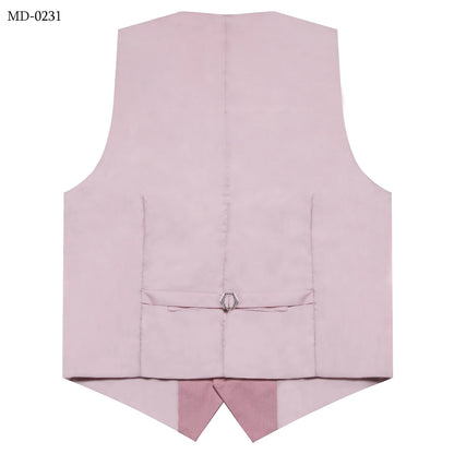 Men's Suit Vest – Solid Formal Waistcoat for Wedding, Party & Business Wear