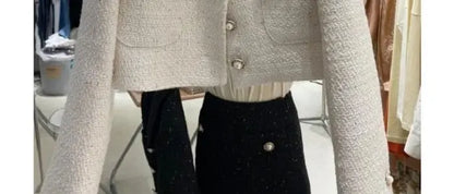 Fashionable Short Tailored Jacket Women's Loose Fit Perfume Style Korean Version Spring Autumn New Popular West Suit Top