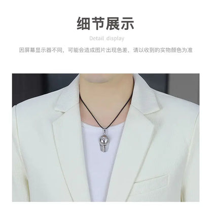 Men's Autumn New Style Slim Fit Pure Color Korean Fashion Administrative Little Suit Jacket Trendy Versatile Top Coat