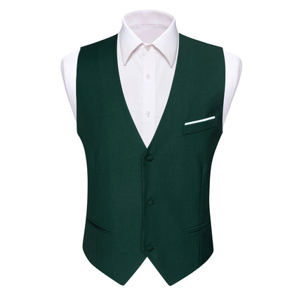 Men's Slim Fit Dobby Vest – Multi-Color Formal Waistcoat for Weddings & Smart Events