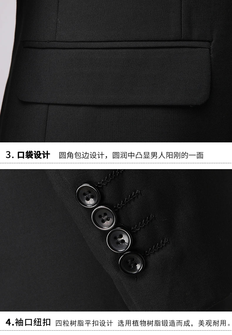 2026 Blazer Men Fashion Gentleman Business Outdoor Korean Version Travel Wedding Trend British Style Is Decorated Body Casual