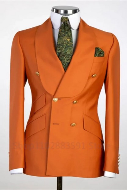 1 pièce costume homme mode uni double boutonnage hommes mariage bal de promo robe blazer seulement costumes coupe slim smoking 5XL-XS