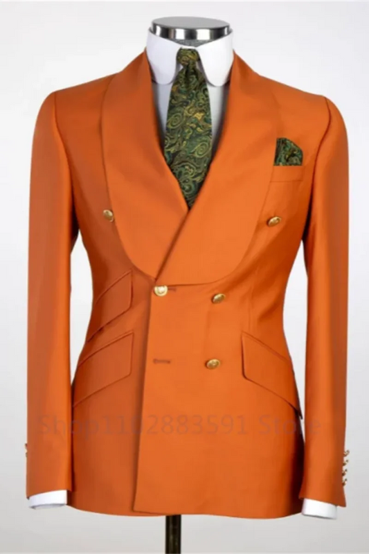 1 pièce costume homme mode uni double boutonnage hommes mariage bal de promo robe blazer seulement costumes coupe slim smoking 5XL-XS