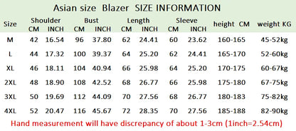 Blazer Men's Fashion Outdoor Travel Gentleman Wedding Slimming Business Versatile Trendy Casual Korean-style Formal Wear Blazer