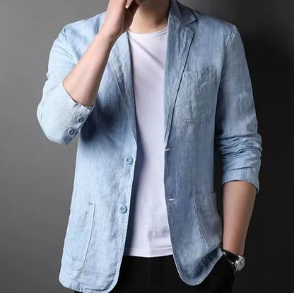 Men's Lightweight Business Casual Blazer Spring Summer Sun Protection Jacket