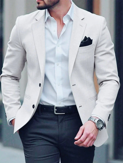 XS-6XL Casual Wedding Men Suits Blazer Business Office Groom Wear Tops Tuxedo Jacket Notch Lapel Two Buttons One Coat for Daily