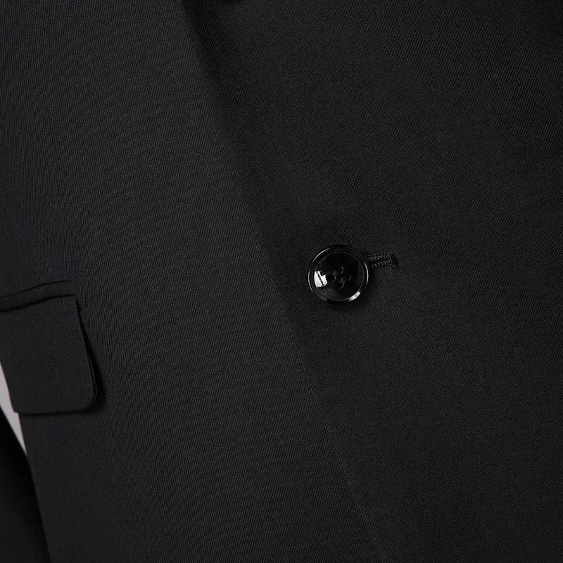 Men's Slim-Fit Suit Set – Single Breasted Blazer and Pants for Business, Wedding & Casual Wear