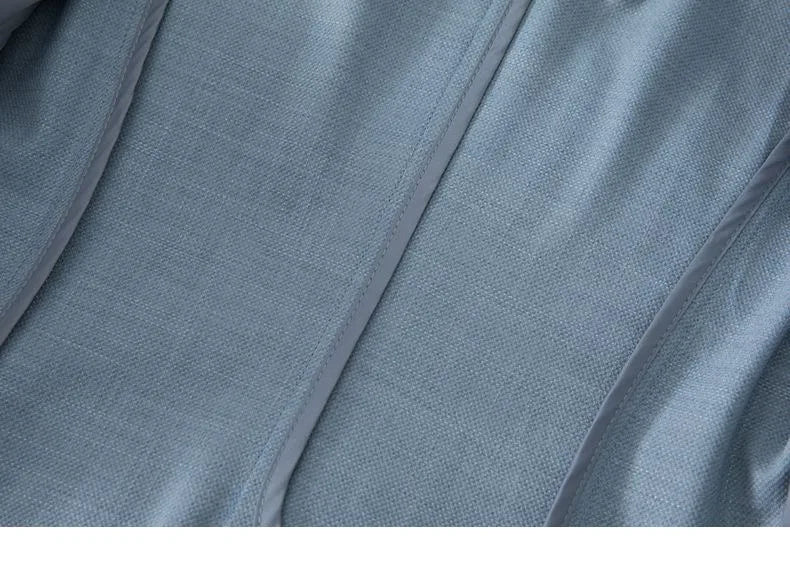 Spring Summer New Style Korean Version Silk Fashion Small Suit Jacket Women Thin Sleeve Seven Button Slim Fit Western Wear