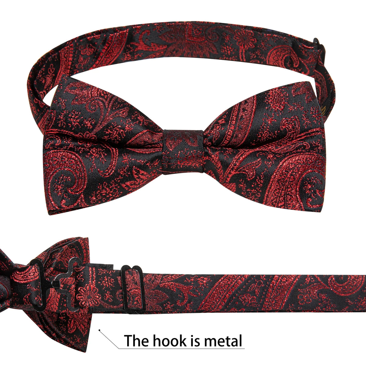 Men's Paisley Suit Vest Set with Tie, Pocket Square & Cufflinks for Wedding & Formal Events
