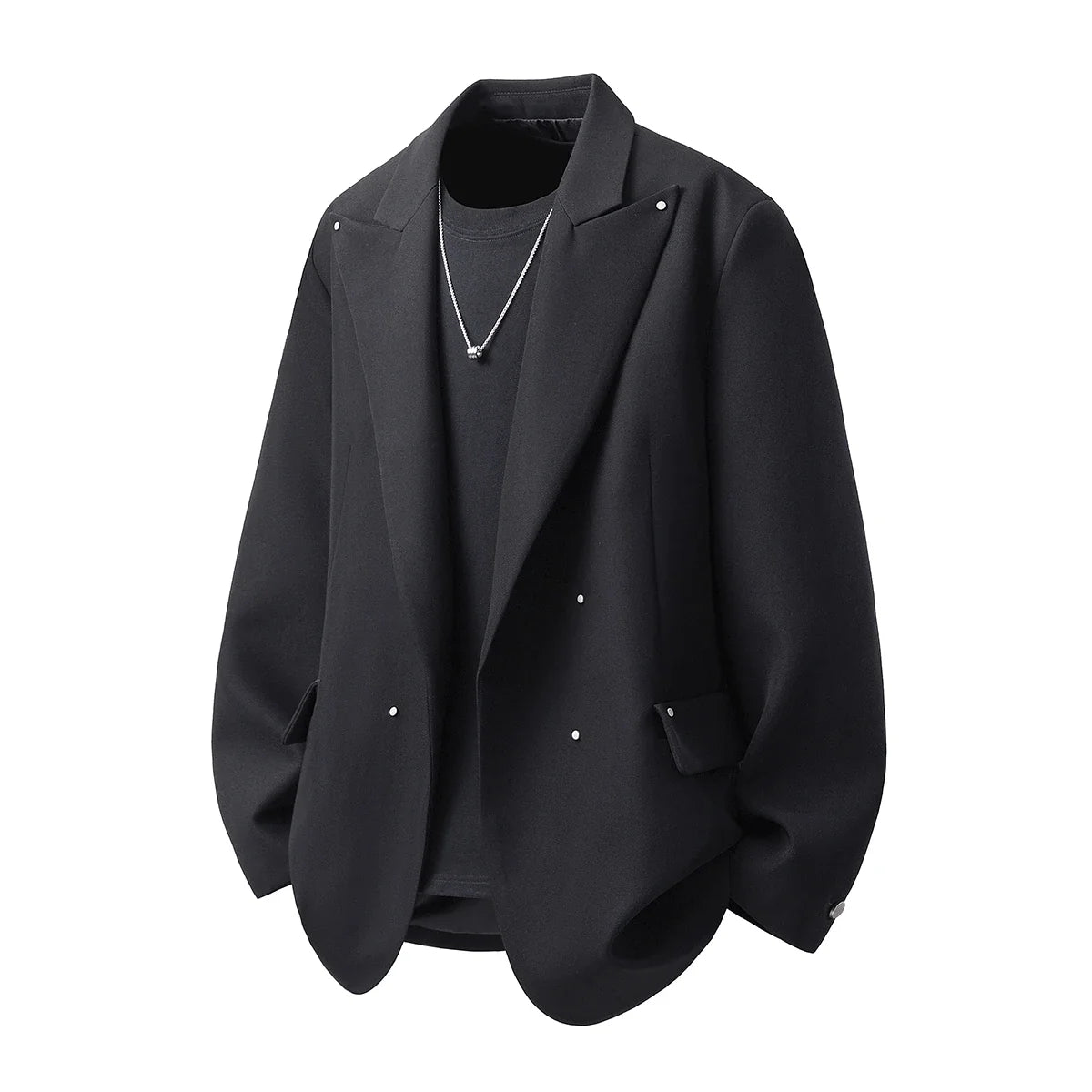Black Yamamoto Style Blazer Man Luxury Loose Cardigan Jacket 2026 Vintage Chaqueta Para Hombre Elegante Suits Japanese Uniform