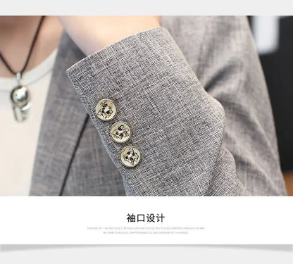 Blazer: Outdoor Fashion, Business-style, Gentleman's Wedding Host, Campus Casual, Relaxed, Korean-style, Youthful Men's Blazer