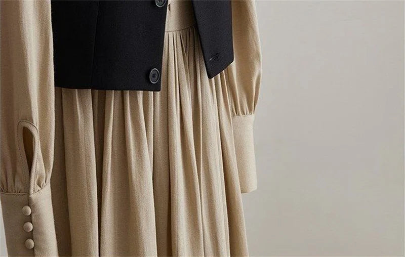 Women Fashion Leisure V-neck Lined Waistcoat Korean Female Short Suit Sleeveless Spring Autumn Lady Solid Color Blazer Vest Tops