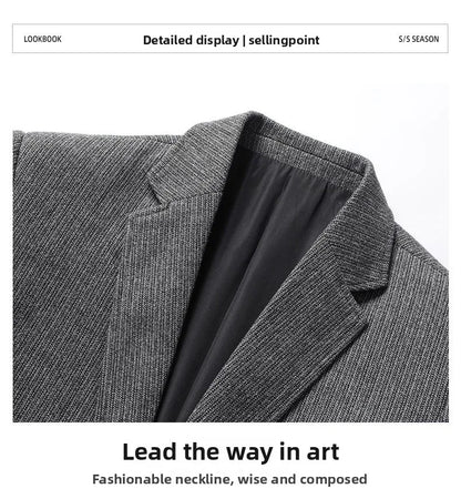 Blazer New Men's Fashionable Outdoor Travel Premium Business Wedding Versatile Host School Fit Casual Korean Version Blazer