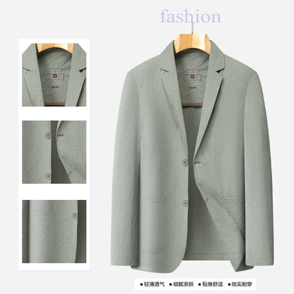Blazer 2026 New Men's Fashion Outdoor sunscreen Blazers men Slim Casual quick drying sunscreen clothing Formal Wear jackets