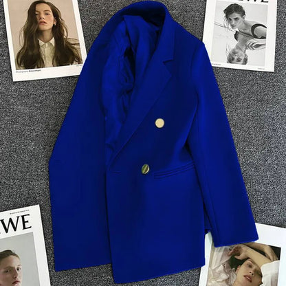 Spring Autumn Women's Blazers Slim Fit Fashion Slimming Elegance Jackets Casual Versatile Coat Outwear for Office Lady Clothing