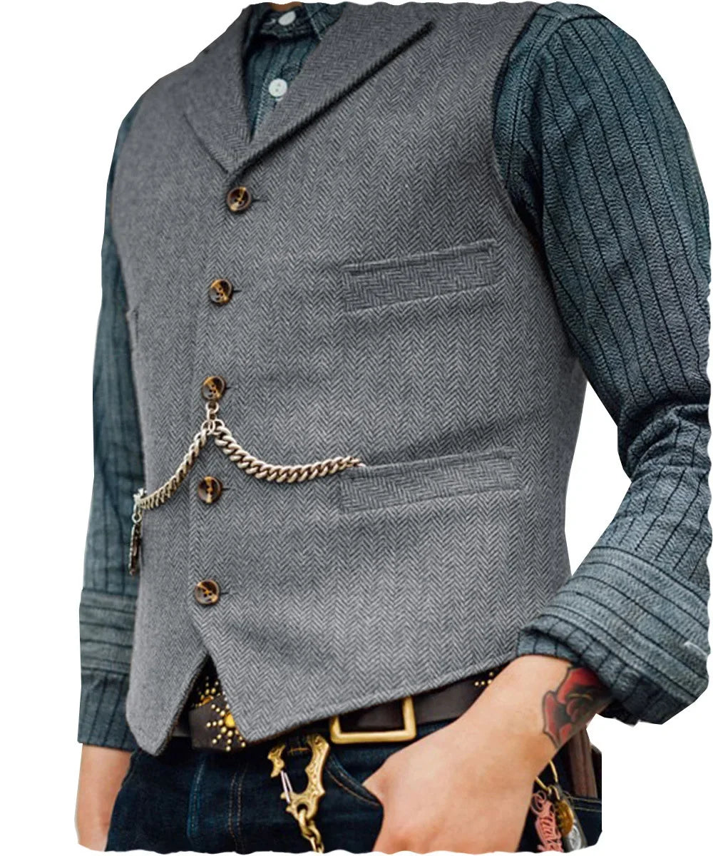 Men's Suit Vest for Wedding & Smart Casual – Multi-Color Waistcoat