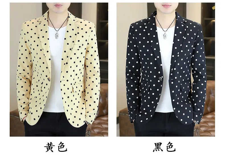 Blazer Men's Fashion Business Gentleman Groom Professional Gentleman Form-fitting Versatile Casual Formal Wear High-end Blazer