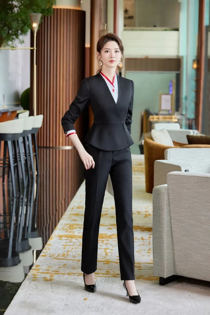 Fashion professional women's two-piece pants+suit jacket, exquisite  elegant, new for autumn  winter 2025