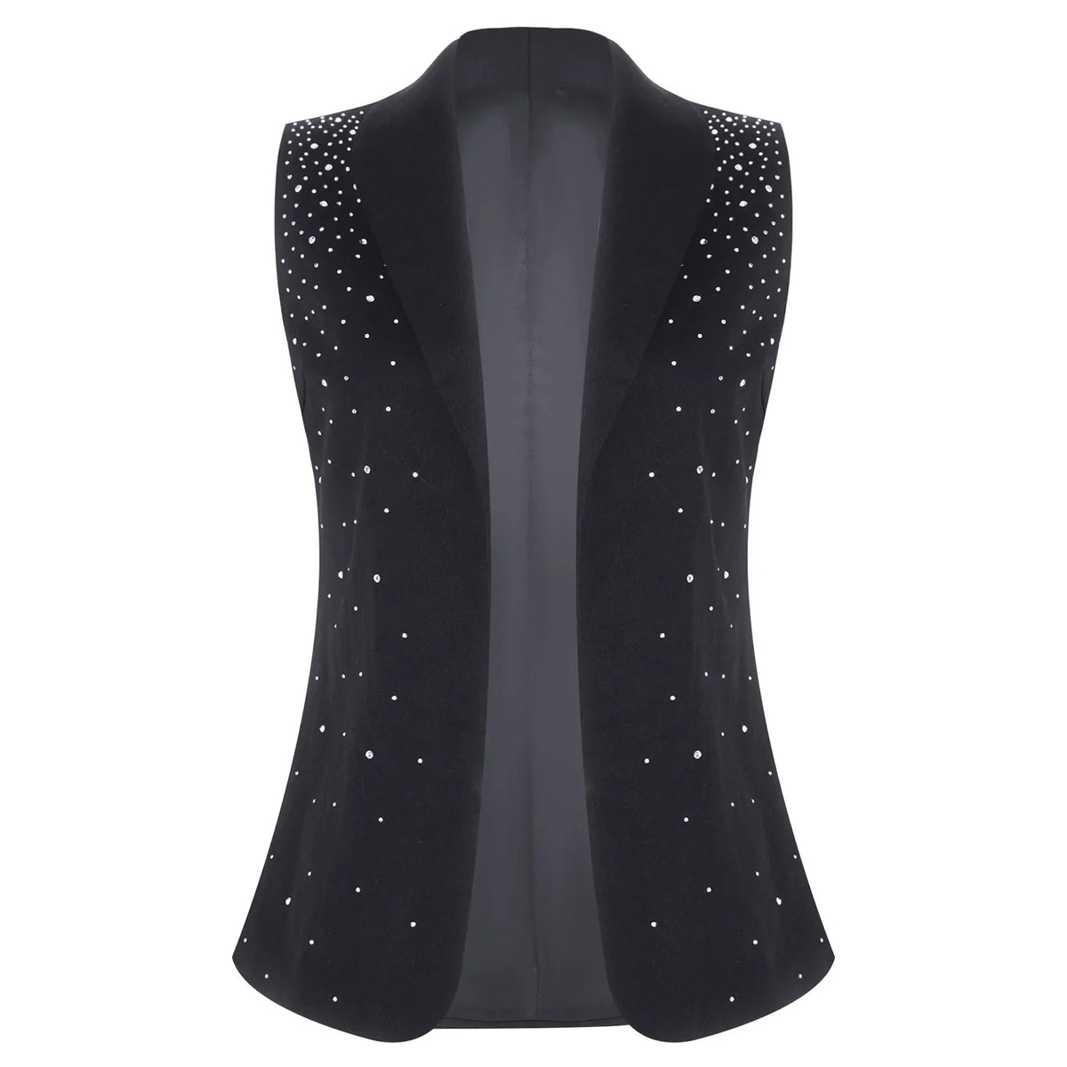 Elegant Women's Sleeveless Suits Waistcoat Halter Vests for Business Commuting Formal Clothes Mujer OL Office Ladies Crop Top