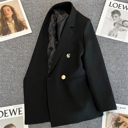 Spring Autumn Women's Blazers Slim Fit Fashion Slimming Elegance Jackets Casual Versatile Coat Outwear for Office Lady Clothing