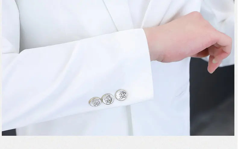 Blazer Men's Fashion Outdoor Travel Gentleman Wedding Slimming Business Versatile Trendy Casual Korean-style Formal Wear Blazer