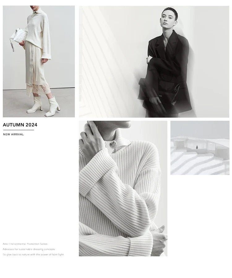 Minimalism 2024 Autumn New Blazers Women Notched Basic Quality Fashion Long Professional Jacket Women's Clothing 12443051