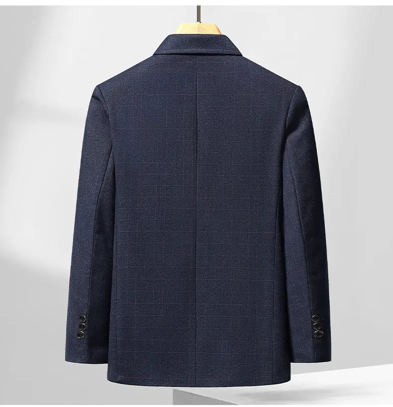 Men's Blazer Single Breasted Casual Suit Jacket for Spring Autumn