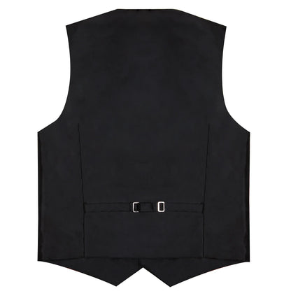 Men's Paisley Waistcoat Set – Single Breasted Formal Vest with Necktie and Pocket Square for Weddings and Business Events