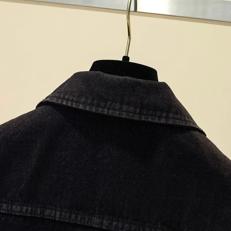 Women's Hot Drill Denim Vest Cropped Sleeveless Top Korean Fashion Streetwear Diamond Designer Vest Coat Trendy Jeans Waistcoat