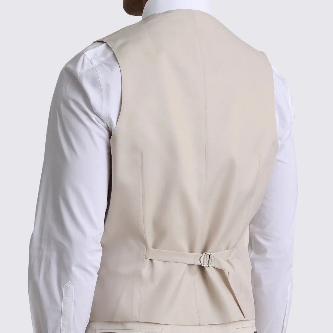 Boys Suit Vest Double Breasted V-Neck Waistcoat for Wedding & Formal Occasions