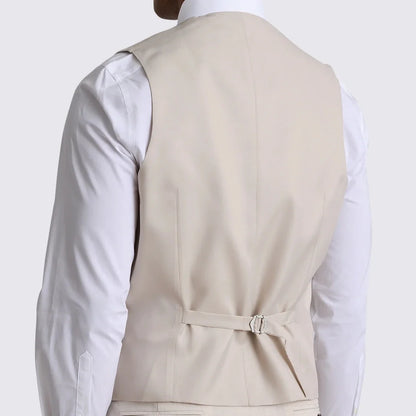 Boys Suit Vest Double Breasted V-Neck Waistcoat for Wedding & Formal Occasions