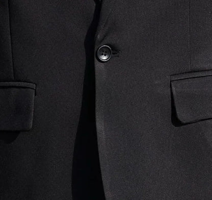 Men's Winter Thick Padded Blazer Warm Loose Casual Jacket Plus Size Middle Aged Dad Outerwear