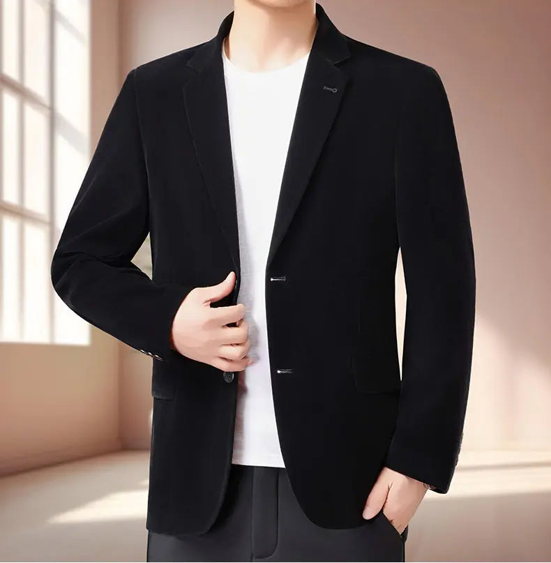 Blazer Men Fashionable Business Outdoor Travel Youth Campus Wedding Versatile Gentleman Host Slim-fit Casual Korean Style Blazer