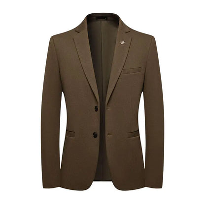 Blazer's New Men's Fashion Outdoor Travel Solid Color, Youthful Wedding, Hosting, Campus Slimming, Casual Korean Version Blazer